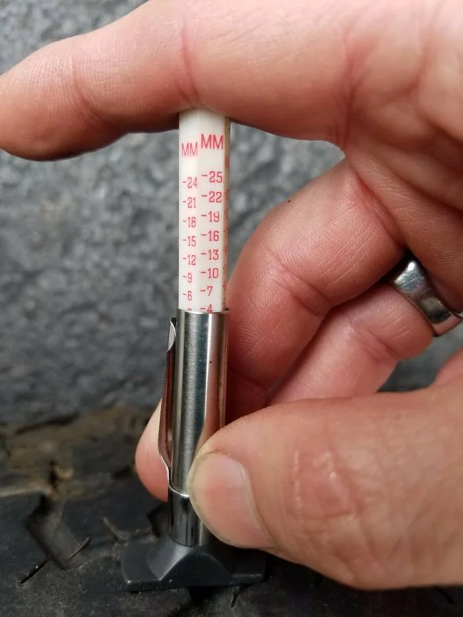 Tread depth