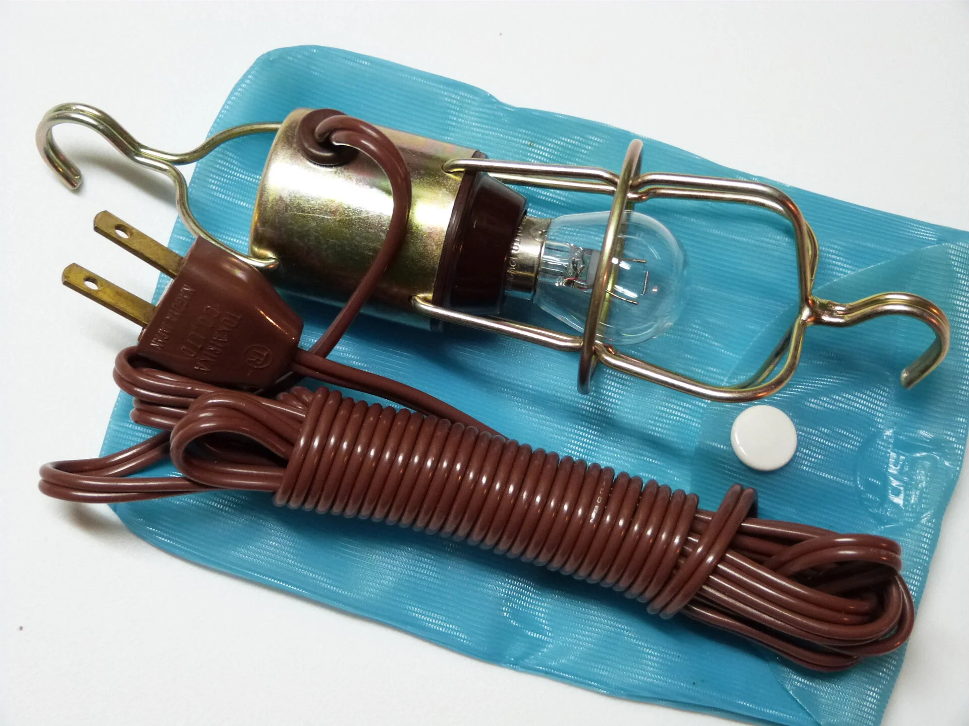 Trouble Light and Blue Bag