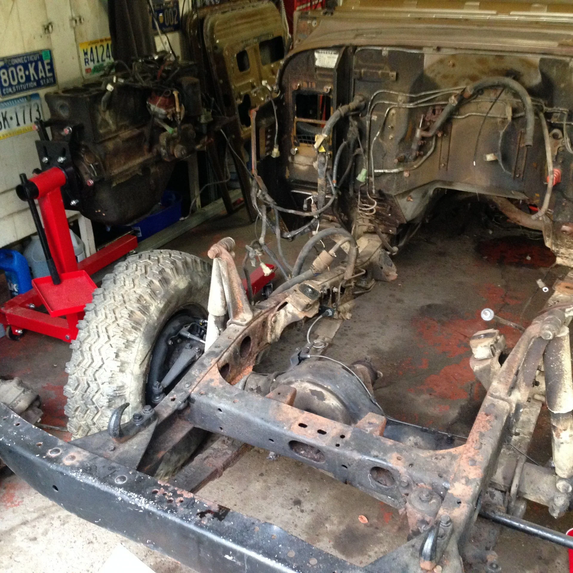 Tub and Front end with no motor 1