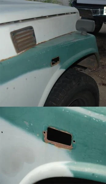Turn Light on the passenger side
