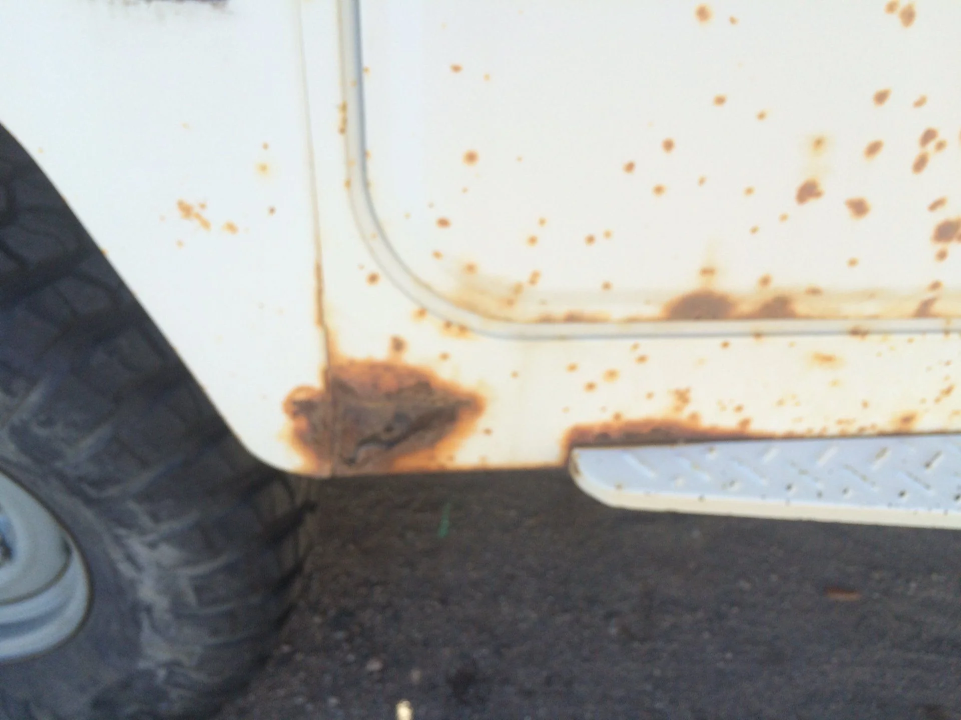 typical landcruiser rust