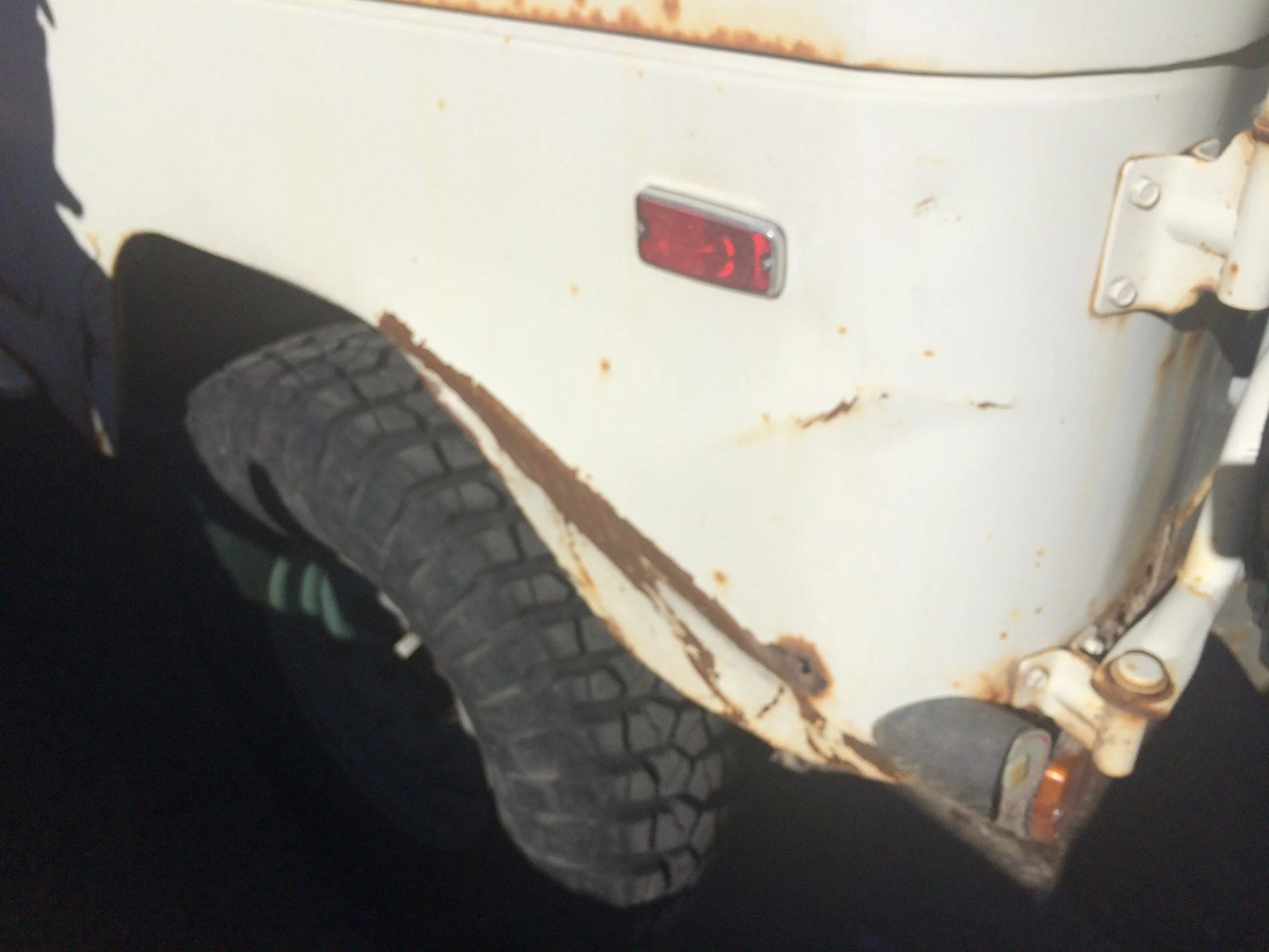 typical landcruiser rust