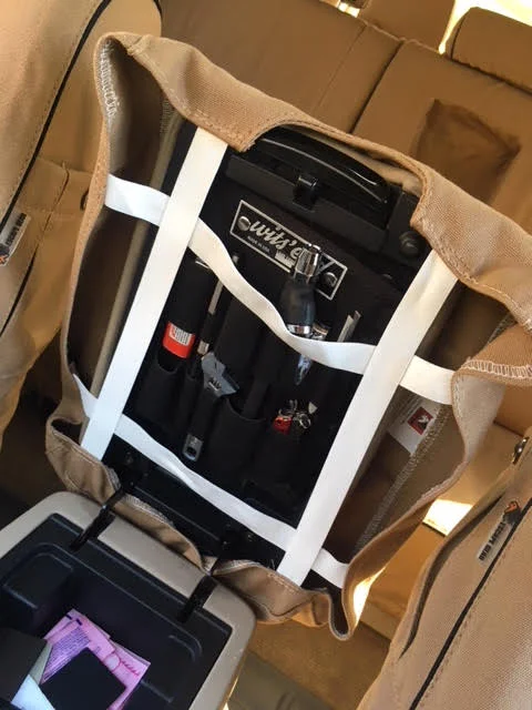 underside of console cover