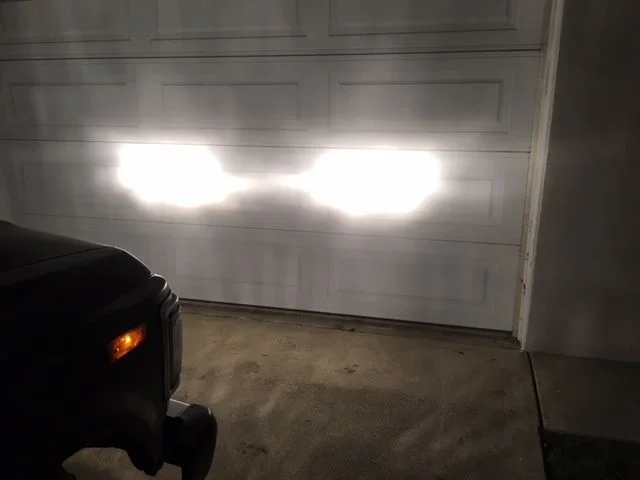 Upgraded Susquehanna high beam headlamp pattern on FJ62