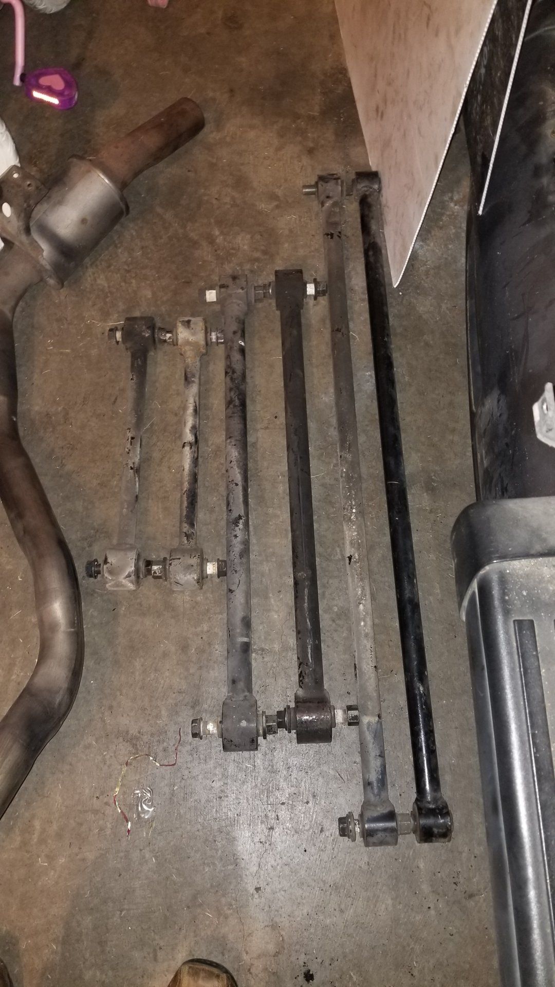 Upper and Lower control arms