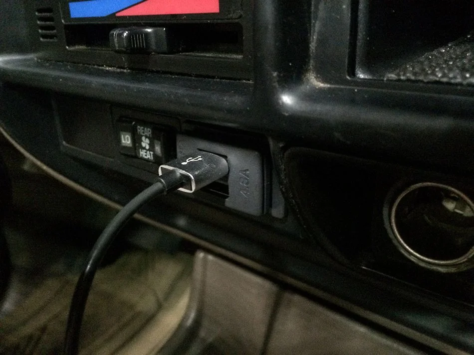 USB socket - Front