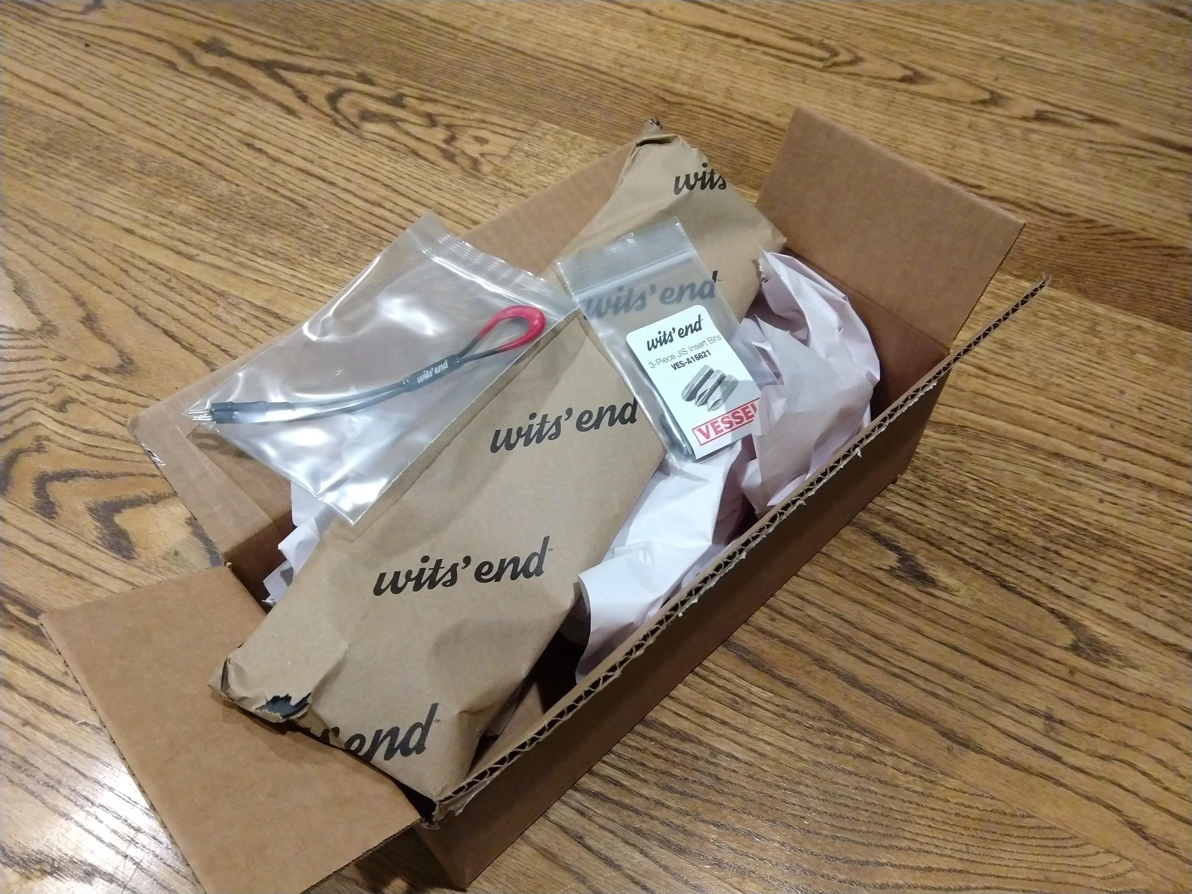Very nice packaging from Joey at Wits End