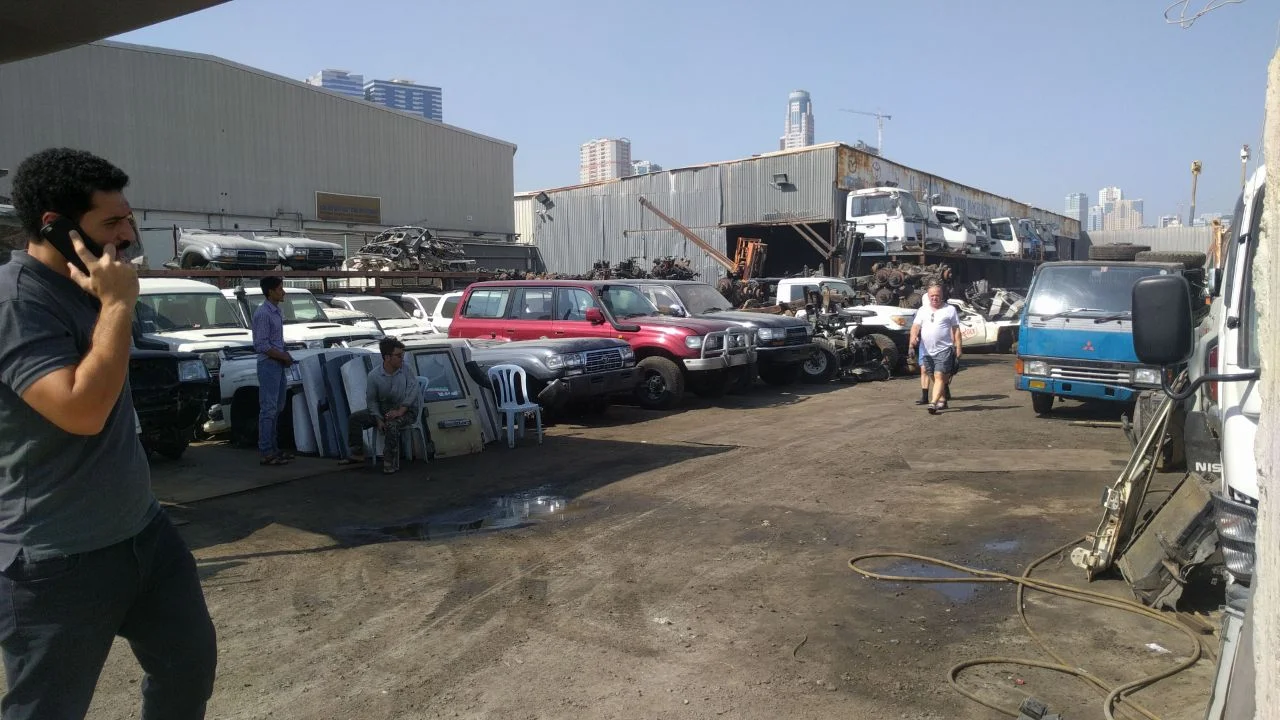 visit to the boneyard in Sharjah
