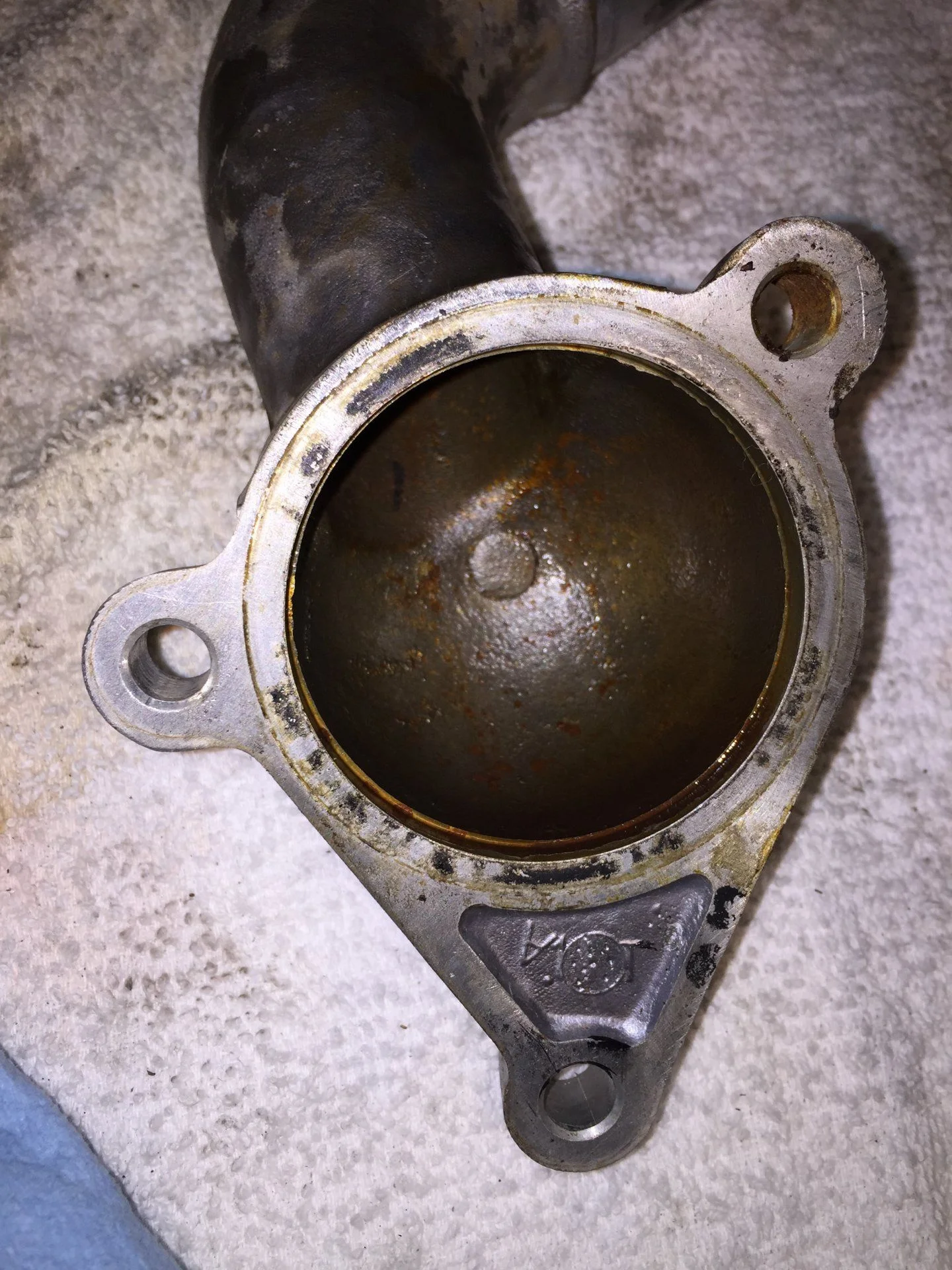water inlet pipe to thermostat
