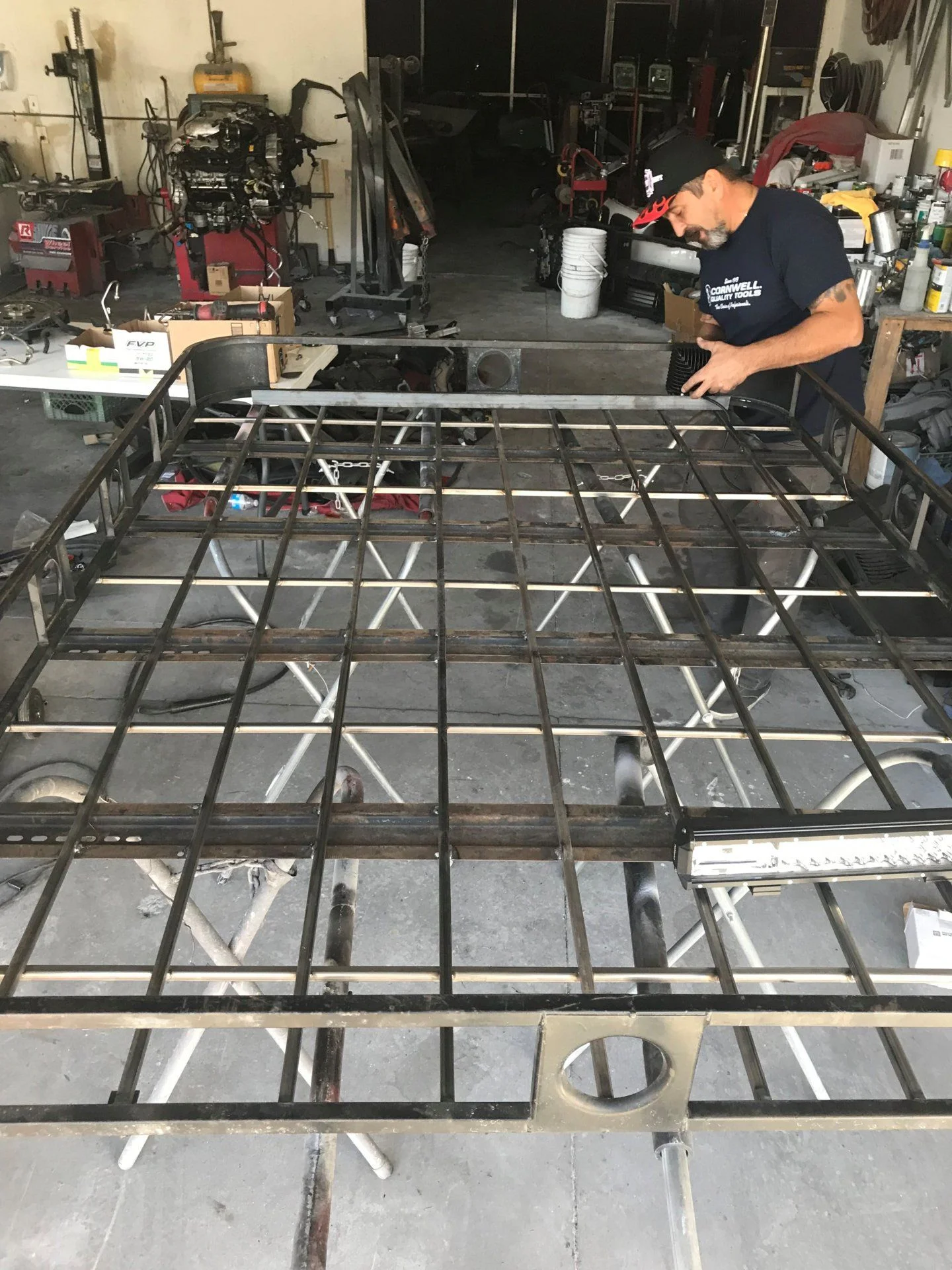 Welding preparation for light mount bars