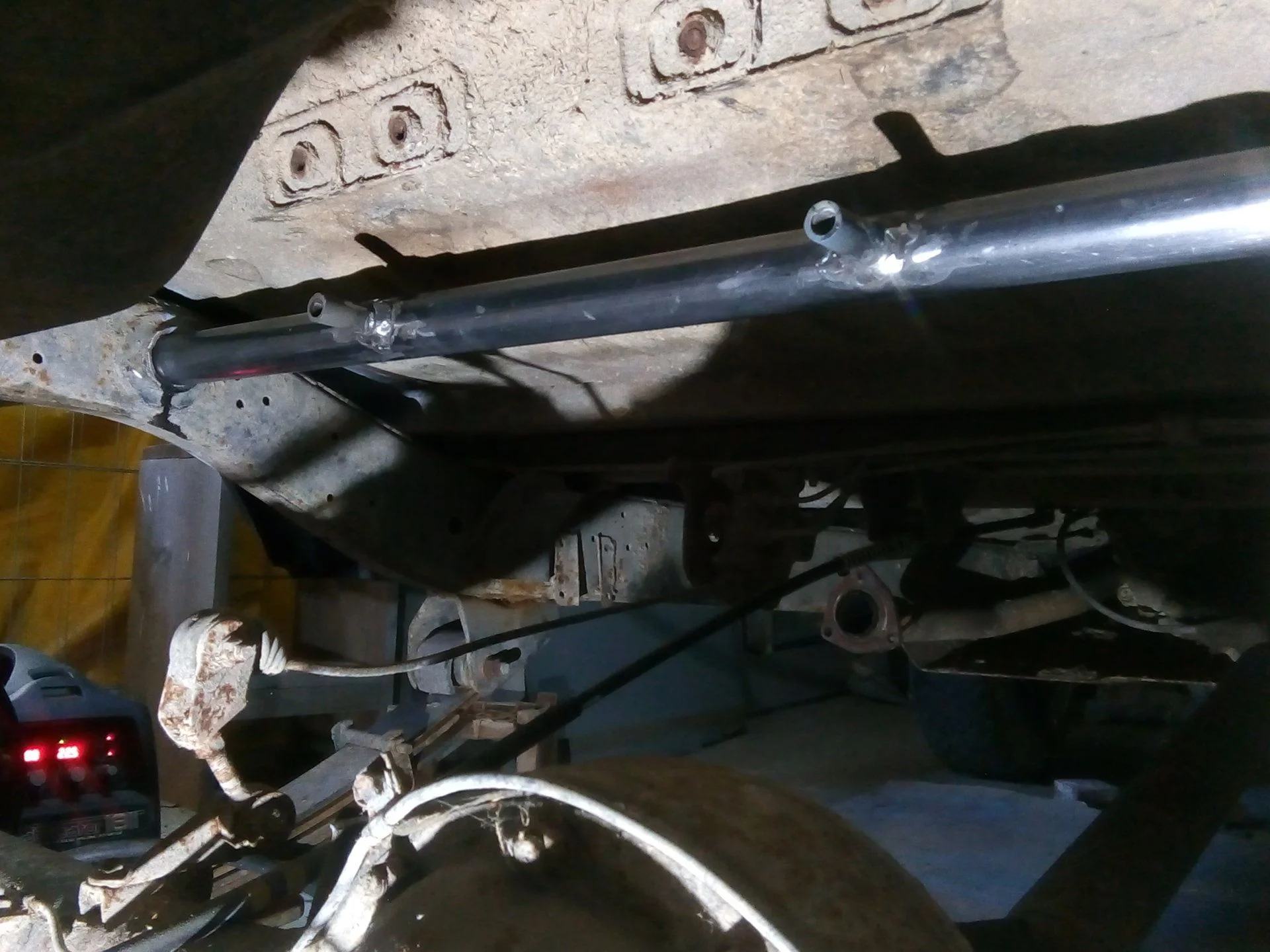 Welding shock bolts