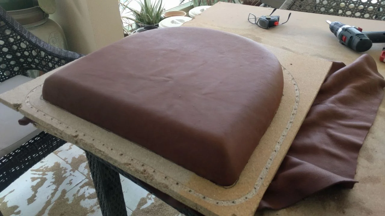 wet forming camel leather
