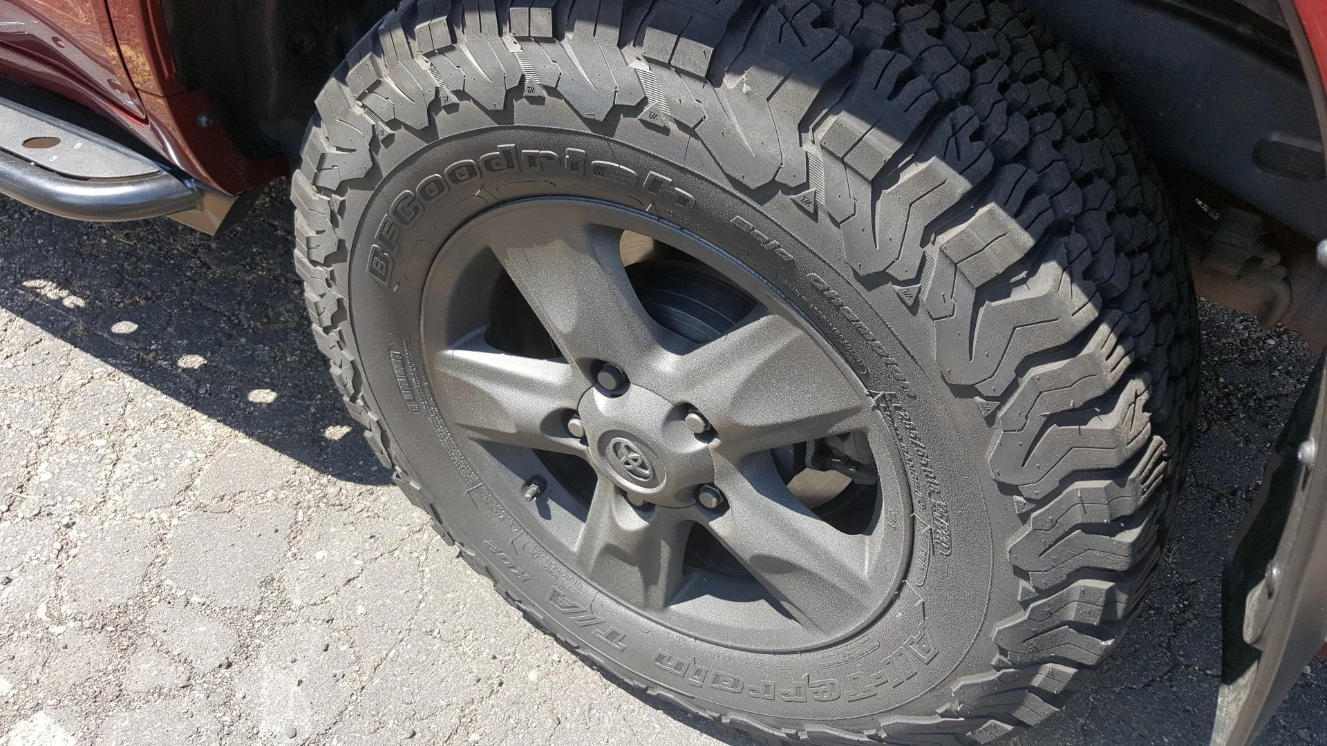 wheel up close