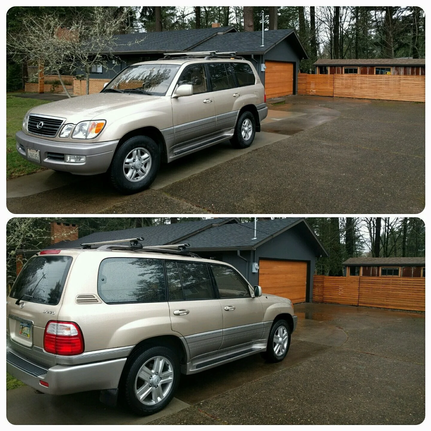 Wheels before and after