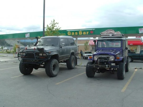 Whitehorse YK with Brad's (The Dude) HJ61