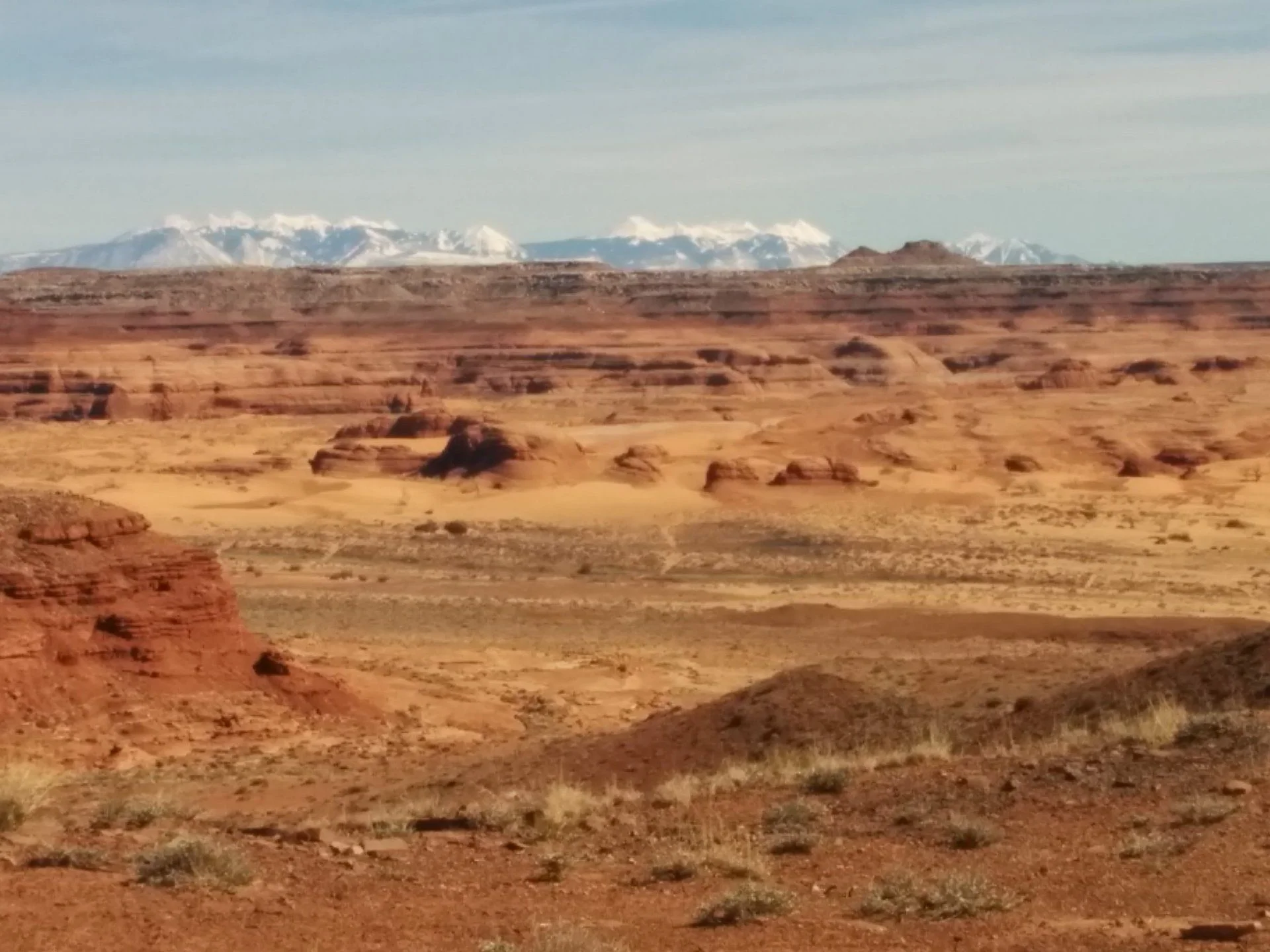 whitewash sand dunes-La Sals 3/7/17