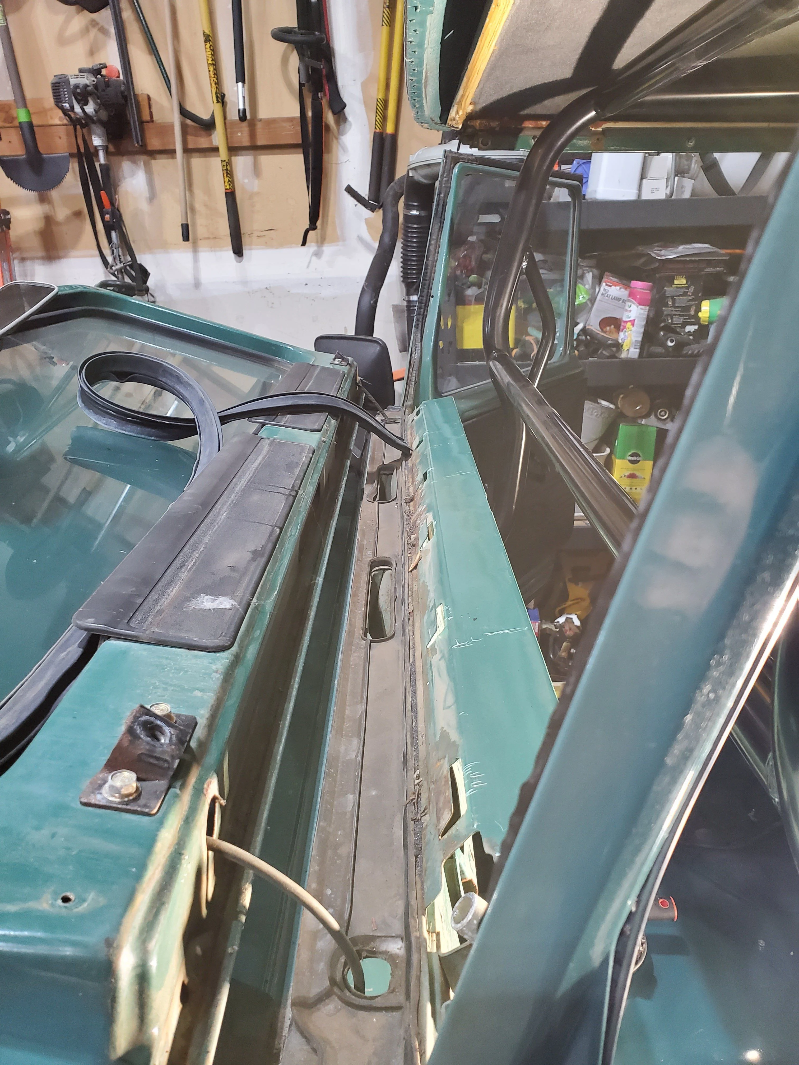 Windshield down