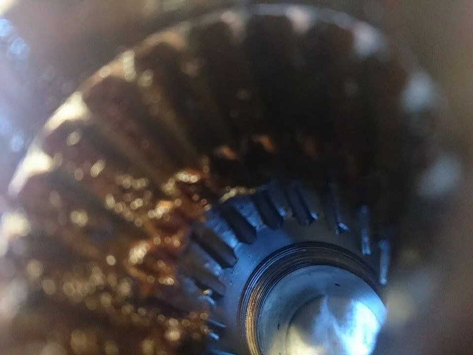 Worn shaft