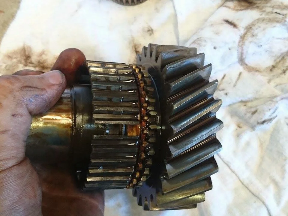 Worn shaft