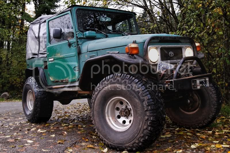 80 FJ 40, 4 link, air shox, full hydro, Audi 2.8, dual cases, etc Van, BC Canada
