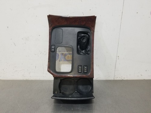 98 1998 TOYOTA LANDCRUISER FRONT CENTER FLOOR CONSOLE FINISH PANEL WOOD GRAIN - Picture 1 of 12