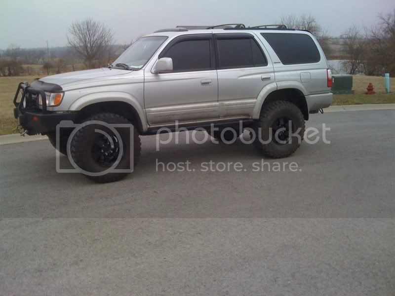 May want to trade my 01 4runner..Lifted locked on 35's..