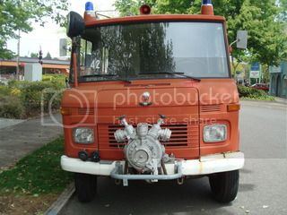 1973 Mercedes Benz 408 Fire Truck - Low Miles, Great Expedition Vehicle! - $11,000