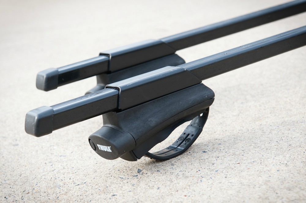 THULE 960B Jeu de 2 Barres de Toit WingBar 108 cm Noir - Auto