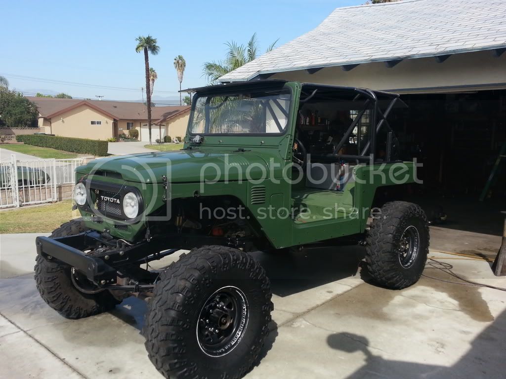 1972 fj40 on tons, project SoCal