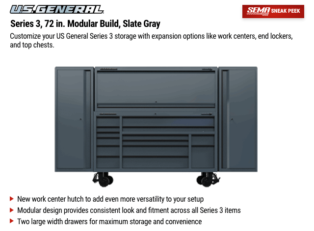 Harbor Freight at SEMA US General Series 3 and other Updates