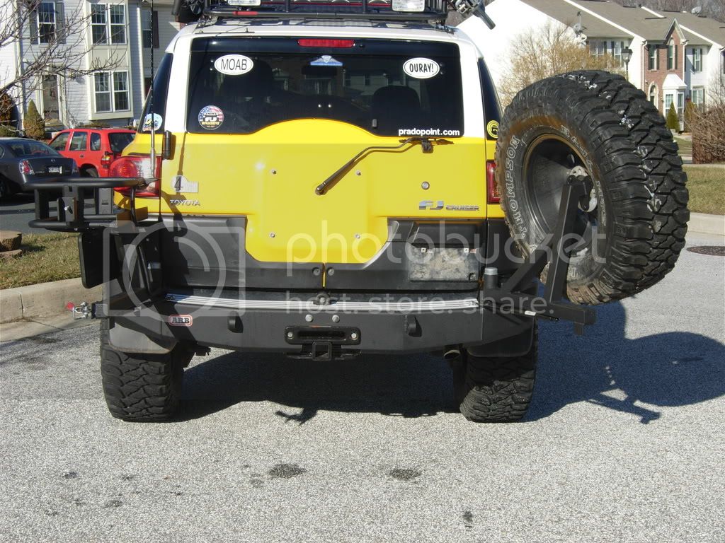 Tire Carrier On Arb Rear Bumper Ih8mud Forum