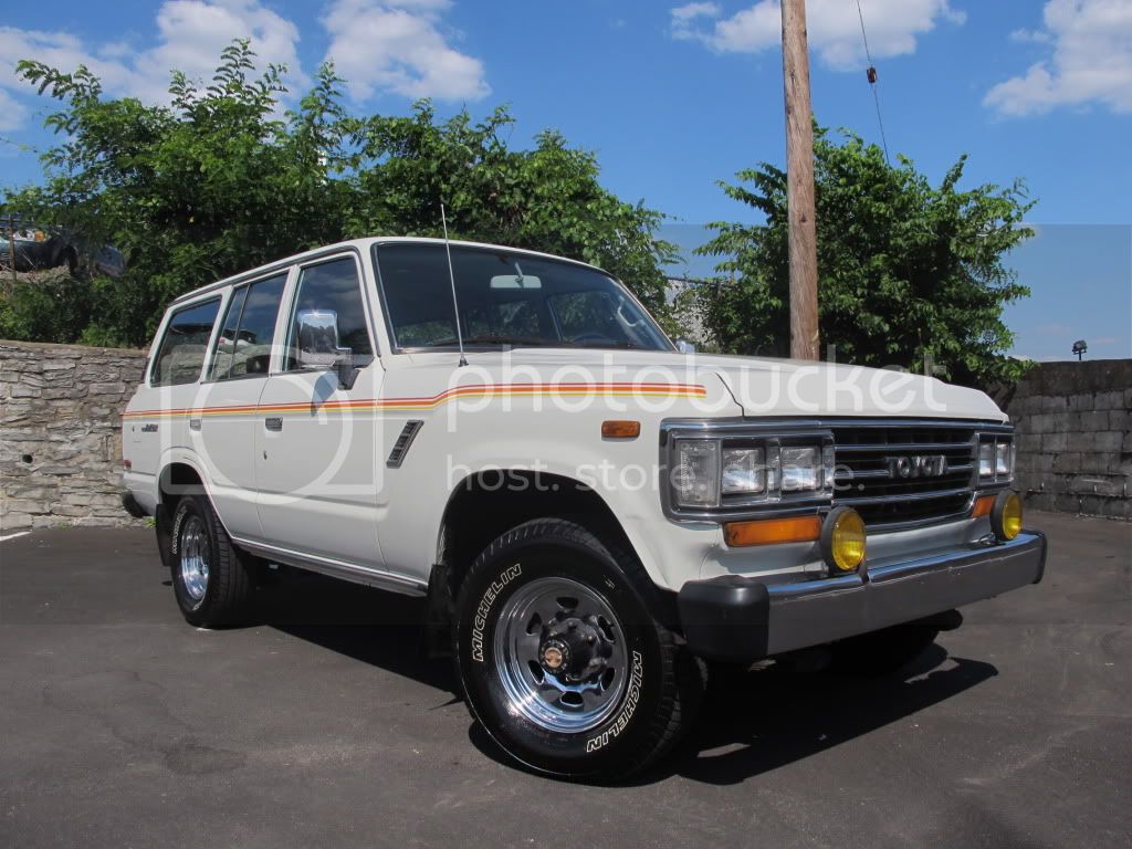 1988 FJ62 White/Gray 141k BONE Stock NO RUST for FJ40.......