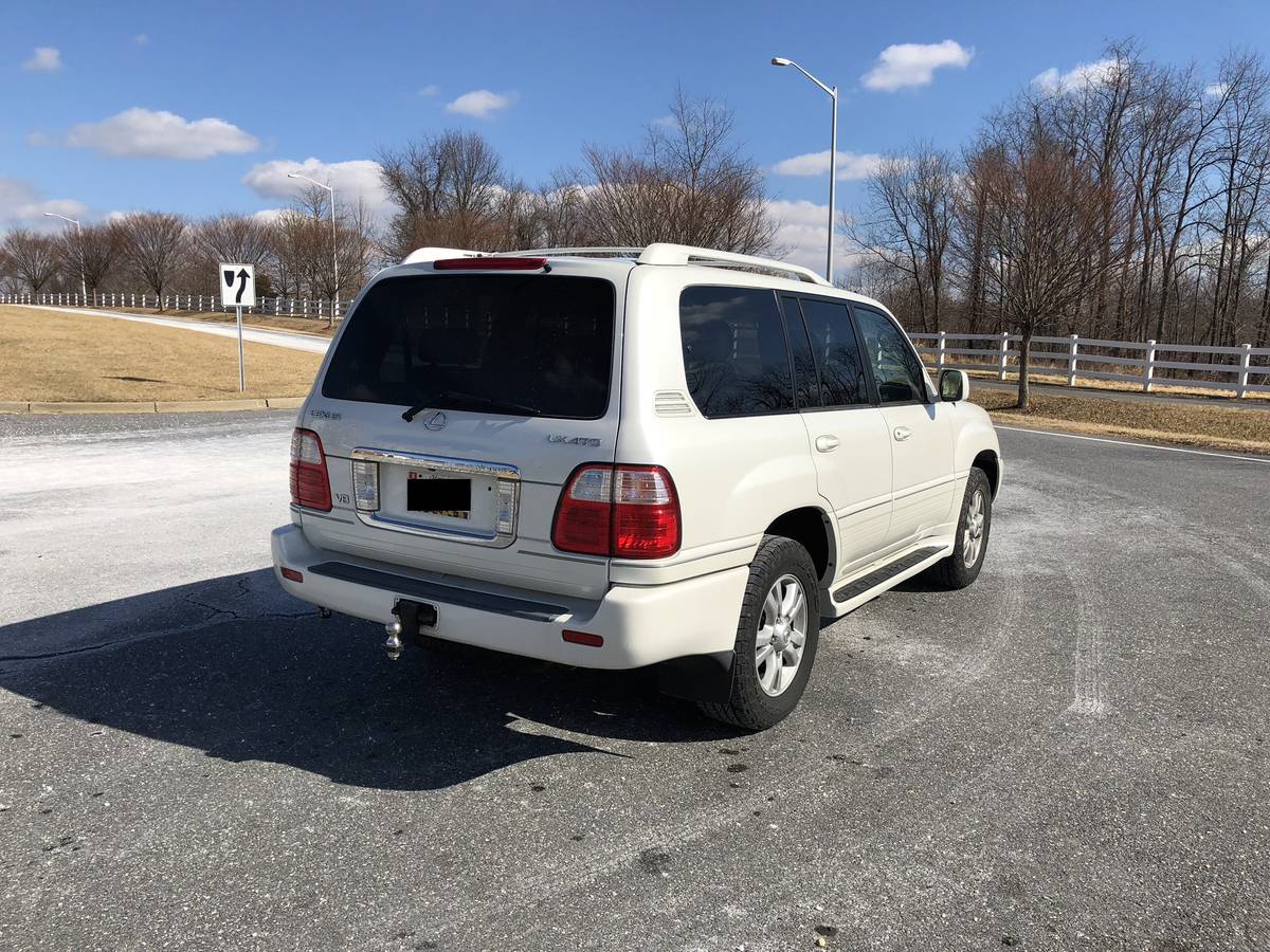 2005 Lexus LX 470, Pearl White, Very Clean, 2 Owners!
