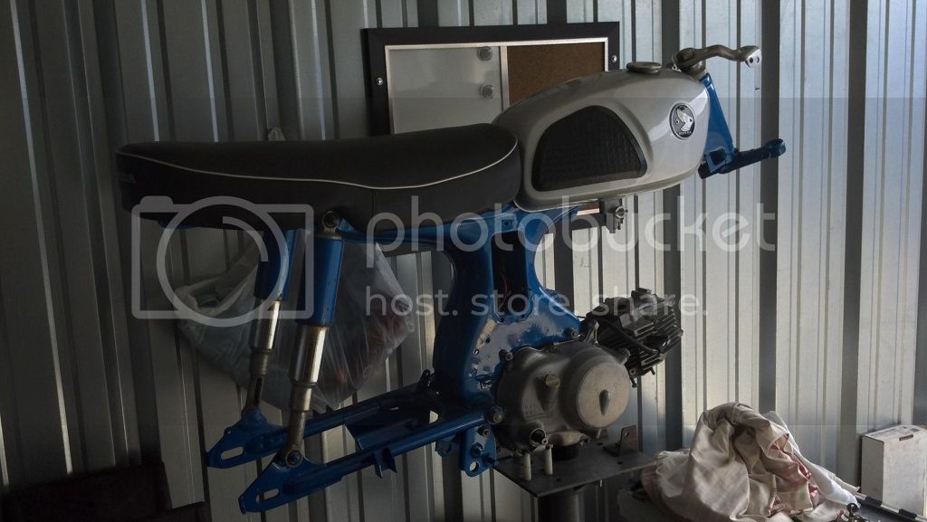 90% restored 1967 Honda CL90 (in pieces) - MI