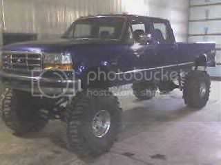 1997 F350 Twin Turbo 7.3 on 44 Boggers