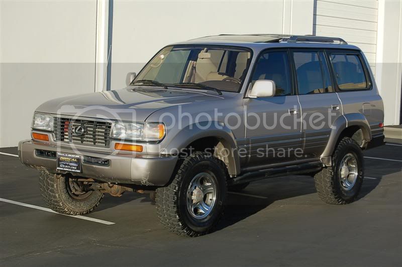 LX450 with GT35R turbo, lifted, sliders, bumper, lockers, killer rig!