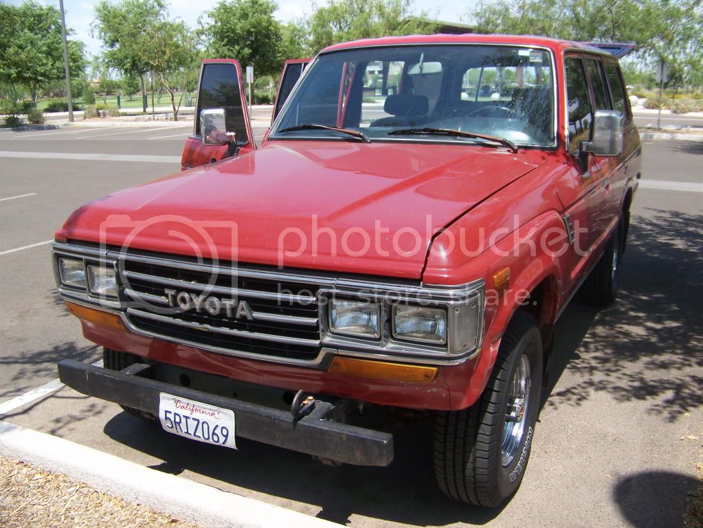 (AZ) FJ62 1989 land cruiser red