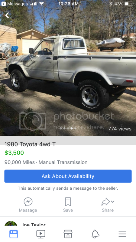 craigslist - nice looking 80 pickup Tuscaloosa al | IH8MUD Forum
