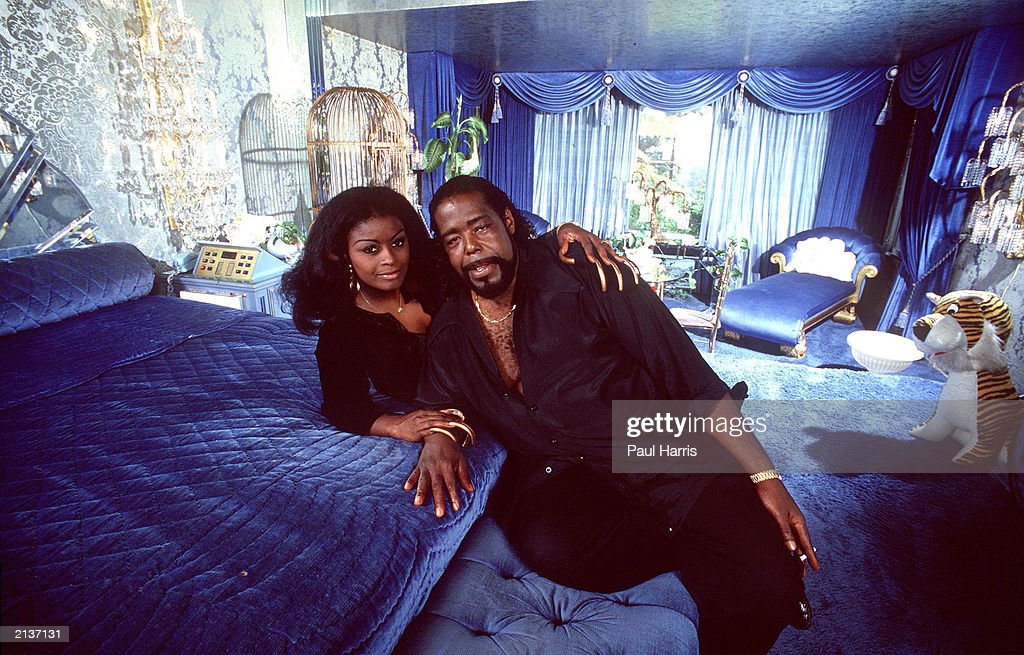singer-barry-white-and-his-wife-goldean-pose-at-their-home-in-this-picture-id2137131